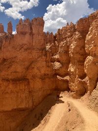 View of rock formations, bryce canyon