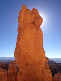 Rock formations in a desert