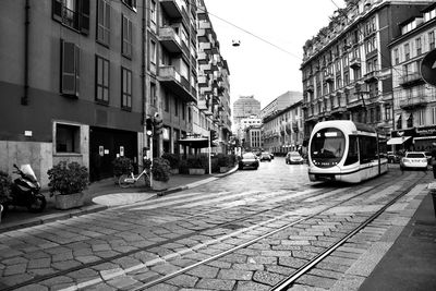 A tram in milan