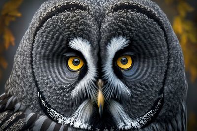 Close-up portrait of owl