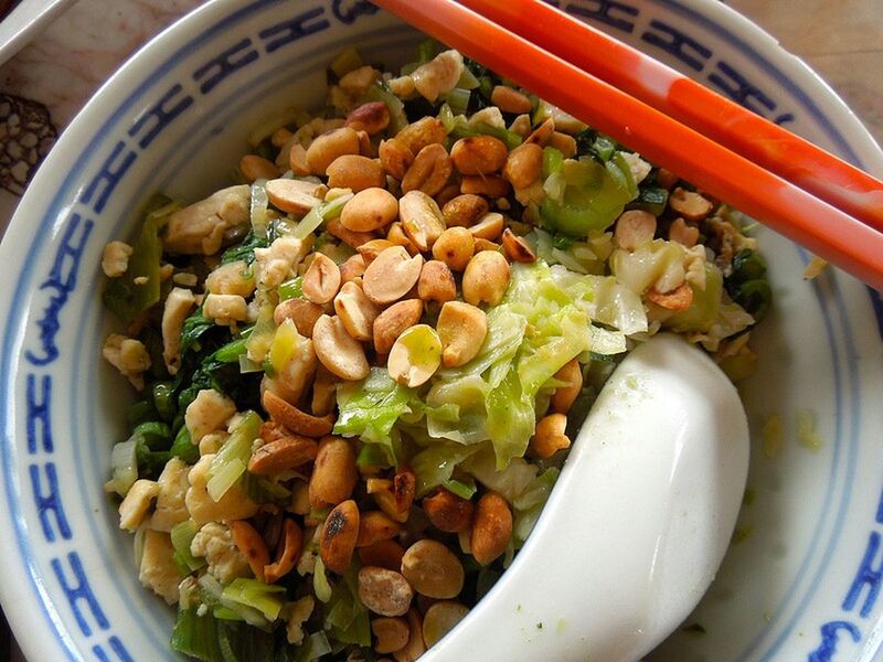 CLOSE-UP OF SERVED IN BOWL