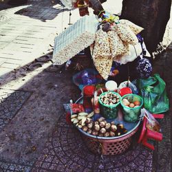 Full frame shot of objects