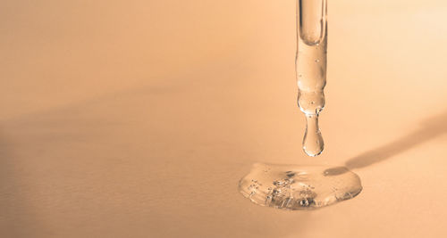 High angle view of shower