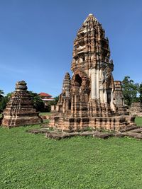 Old temple against sky