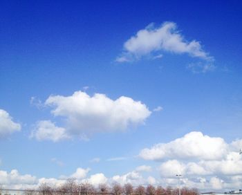 Low angle view of cloudy sky
