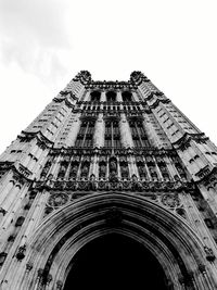 Low angle view of a temple