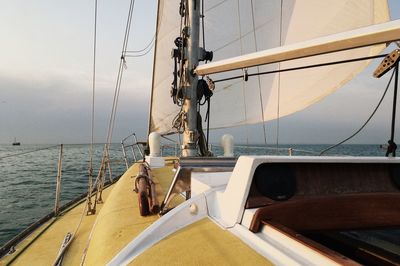 Sailing boat in ukraine