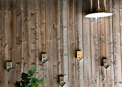 Full frame shot of old wooden door