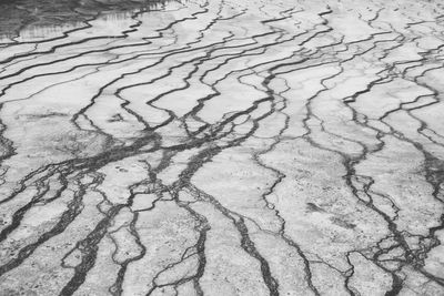 Full frame shot of cracked land