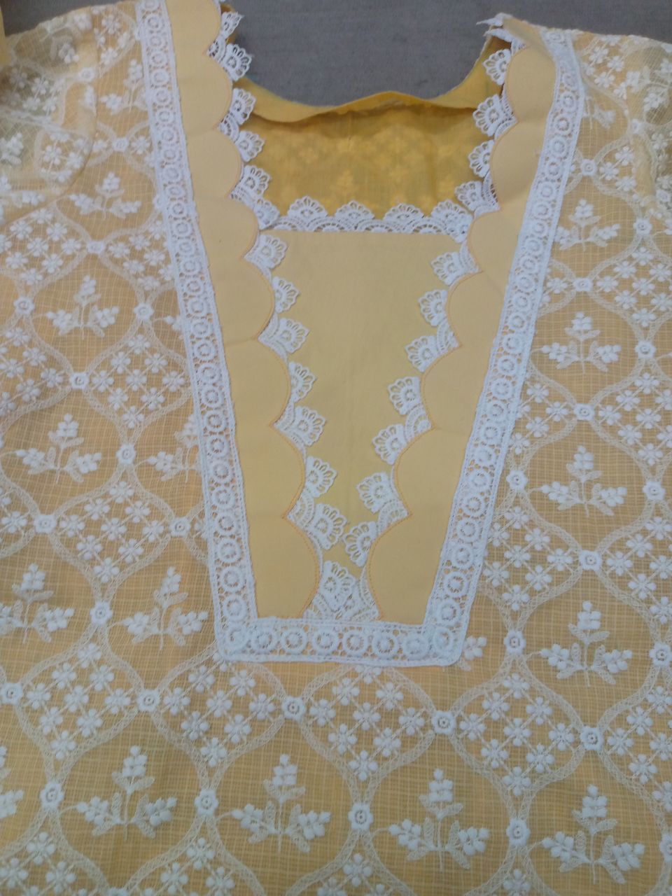 pattern, lace, textile, floral pattern, art, no people, indoors, tablecloth, close-up, fashion, yellow