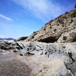 Scenic view of mountain against sky