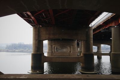 Interior of bridge