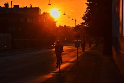 Sunset in copenhagen