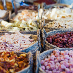 Close-up of meat for sale in market