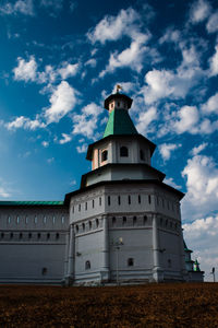 Low angle view of building against sky