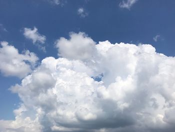 Low angle view of clouds in sky