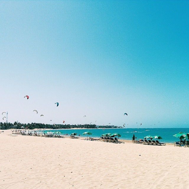 SCENIC VIEW OF SEA AGAINST BLUE SKY