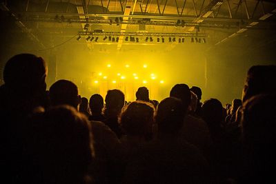 Crowd at music concert