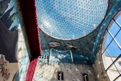 Low angle view of building against sky