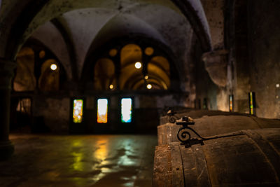 Interior of old building