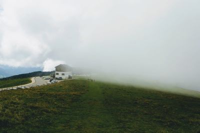 Scenic view of landscape against sky