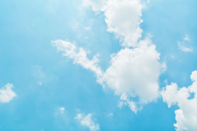 Low angle view of clouds in sky