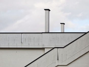 Low angle view of building against sky