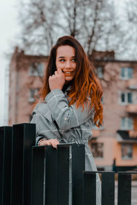Portrait of a smiling young woman