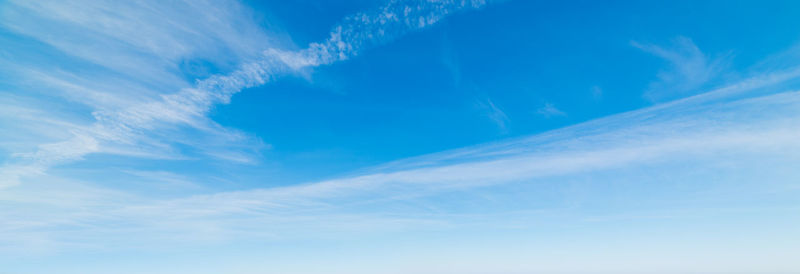 Low angle view of blue sky