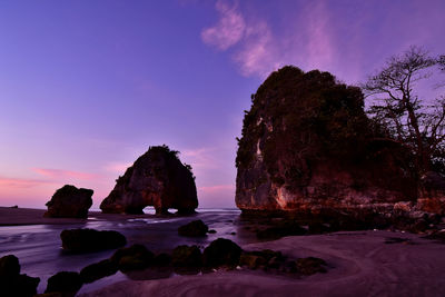 Scenic of sea in sumba island, indonesia