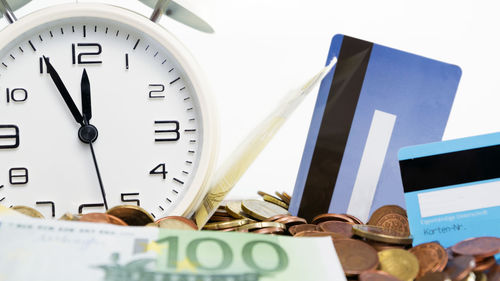 Close-up of clock
