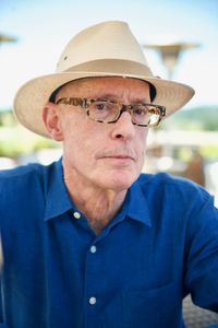 Portrait of senior man wearing hat