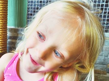 Portrait of cute girl