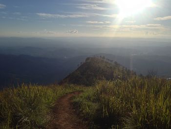 Scenic view of landscape against sky