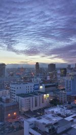 High angle view of cityscape