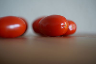 Close-up of tomatoes on table