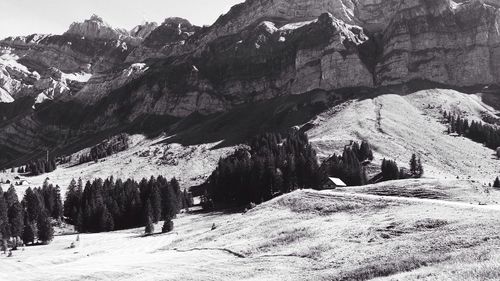 Scenic view of mountains