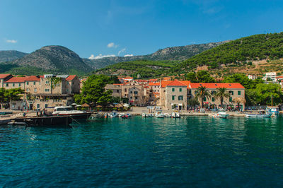 Buildings at waterfront