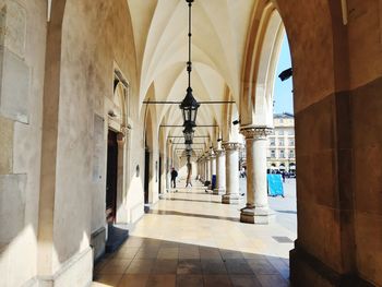 Corridor of building