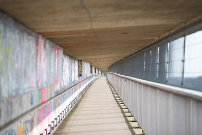 Interior of empty tunnel