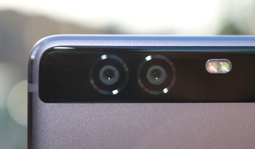 Close-up of camera