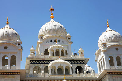 Low angle view of historic building