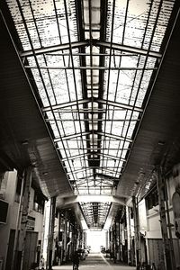 View of underground walkway