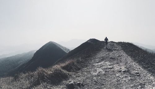 Scenic view of mountain against sky