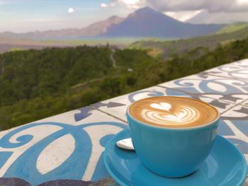 Coffee and scenery
