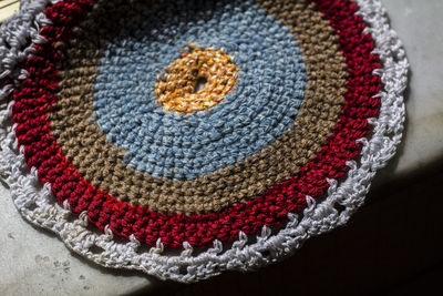 Close-up of multi colored fabric