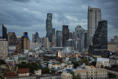 Cityscape against sky