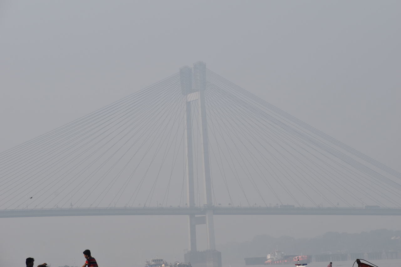 VIEW OF SUSPENSION BRIDGE