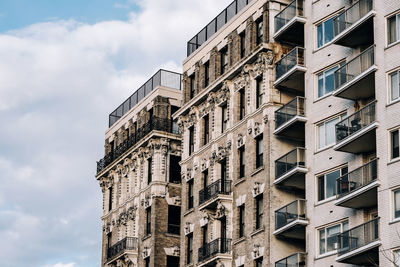 Low angle view of building against sky