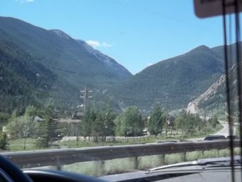 Road passing through mountains